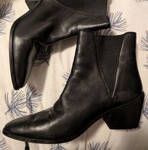 Allonsi Genuine leather black Boots - Size 10 - Narrow